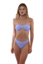 Palma Bandeau Bow Classic One-Size Seamless Bikini Set, Minimal Support