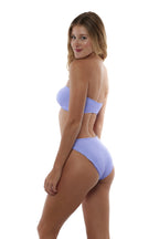 Palma Bandeau Bow Classic One-Size Seamless Bikini Set, Minimal Support