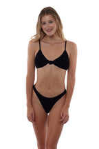 Laguna Beach Knot Bralette Bikini Top with Extra Cheeky Bottom