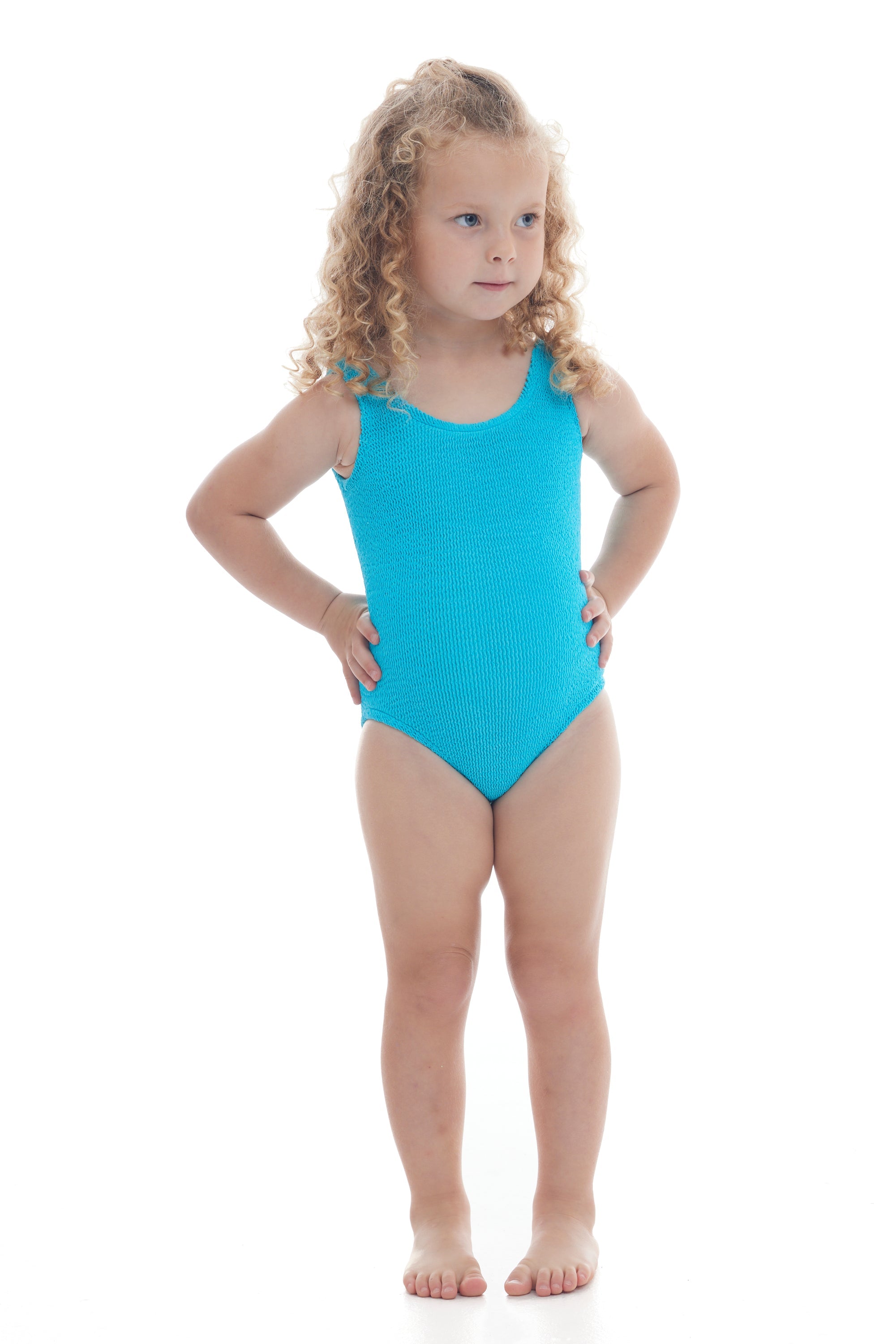 Mini Marbella One Piece - KIDS Classic Scoop Neck Swimsuit