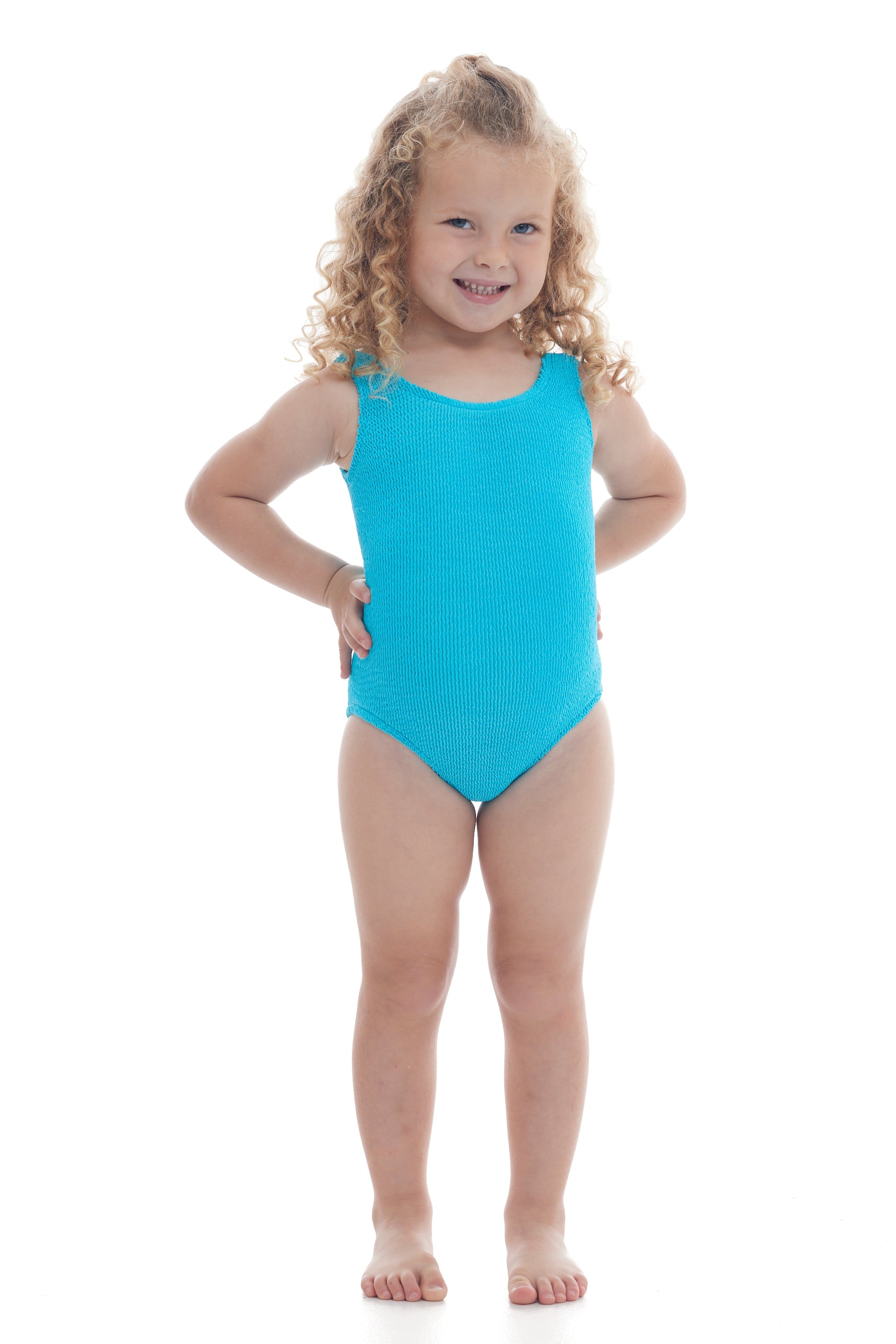 Mini Marbella One Piece - KIDS Classic Scoop Neck Swimsuit