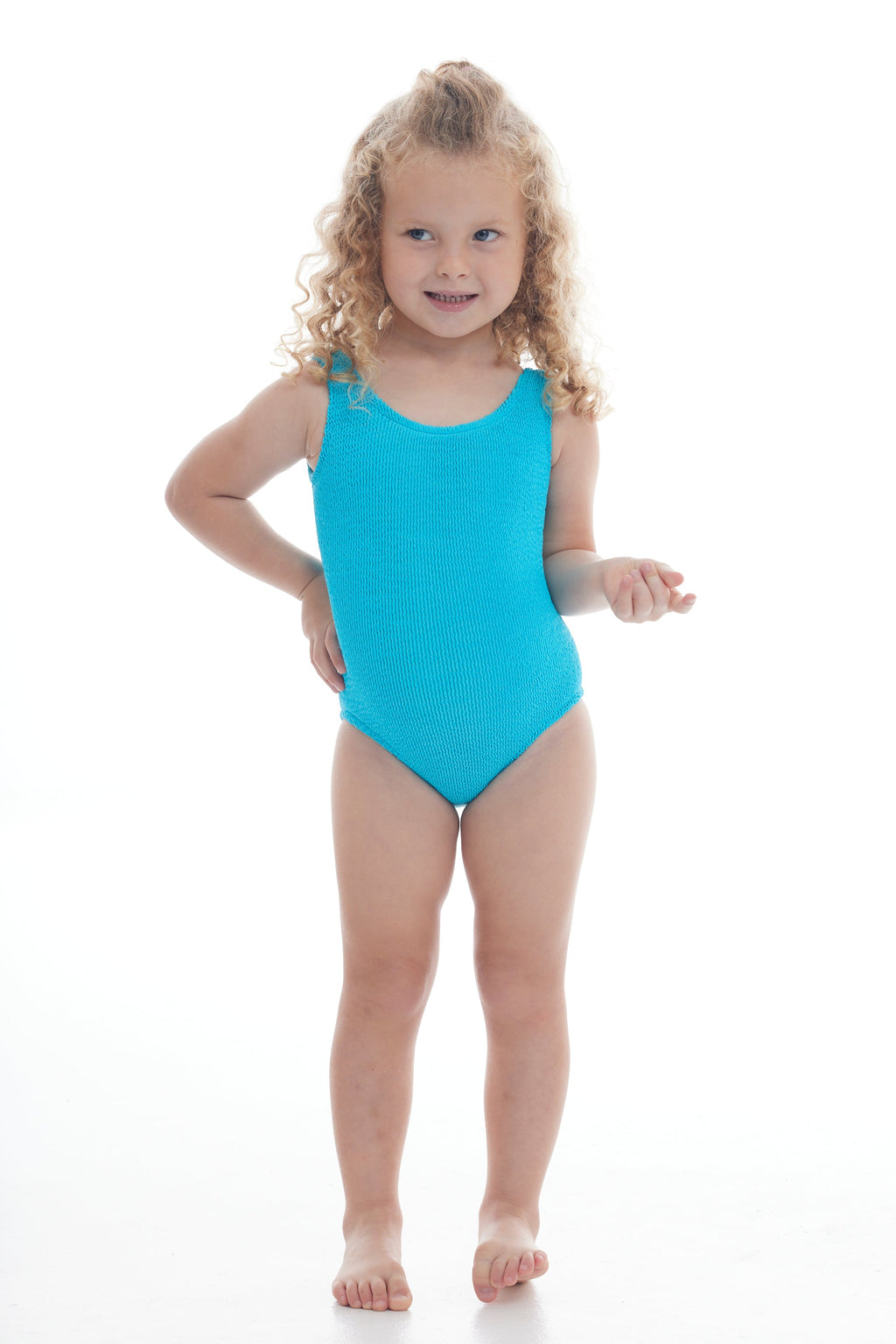 Mini Marbella One Piece - KIDS Classic Scoop Neck Swimsuit