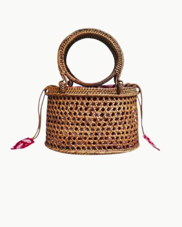GALE Rattan Crossbody