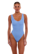 Marbella Classic One Size One Piece Swimsuit Scoop Neck