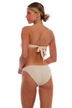 Naples Tortoise Ring Bandeau Bikini Top One Size Adjustable Tie