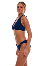 Milan Tortoise Ring Halter One Size Bikini TOP ONLY