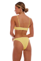 Dubai Gold Ring Bralette Bikini Set One Size Stretchy Fit