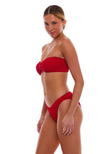 Palma Bandeau Bow Classic One-Size Stretch Bikini Top - No Padding