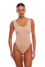 Marbella Classic One Size One Piece Swimsuit Scoop Neck