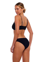Bondi Gold Chain Bralette Bikini Top One-Size Luxe Straps