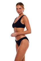 Cancun Seamless Mid - Full Coverage One Size Bikini BOTTOM ONLY