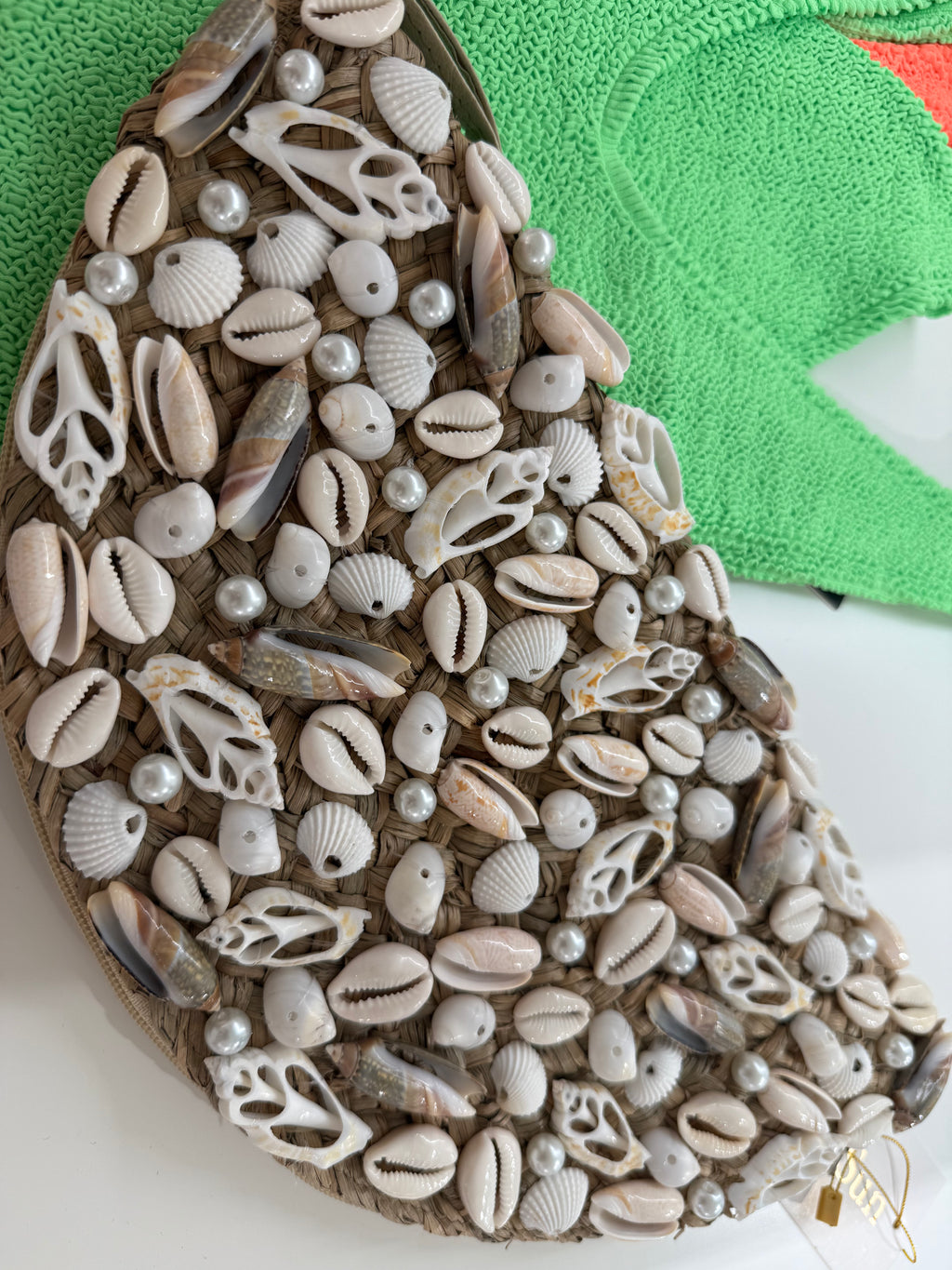 LUNA Half Moon Shell Clutch