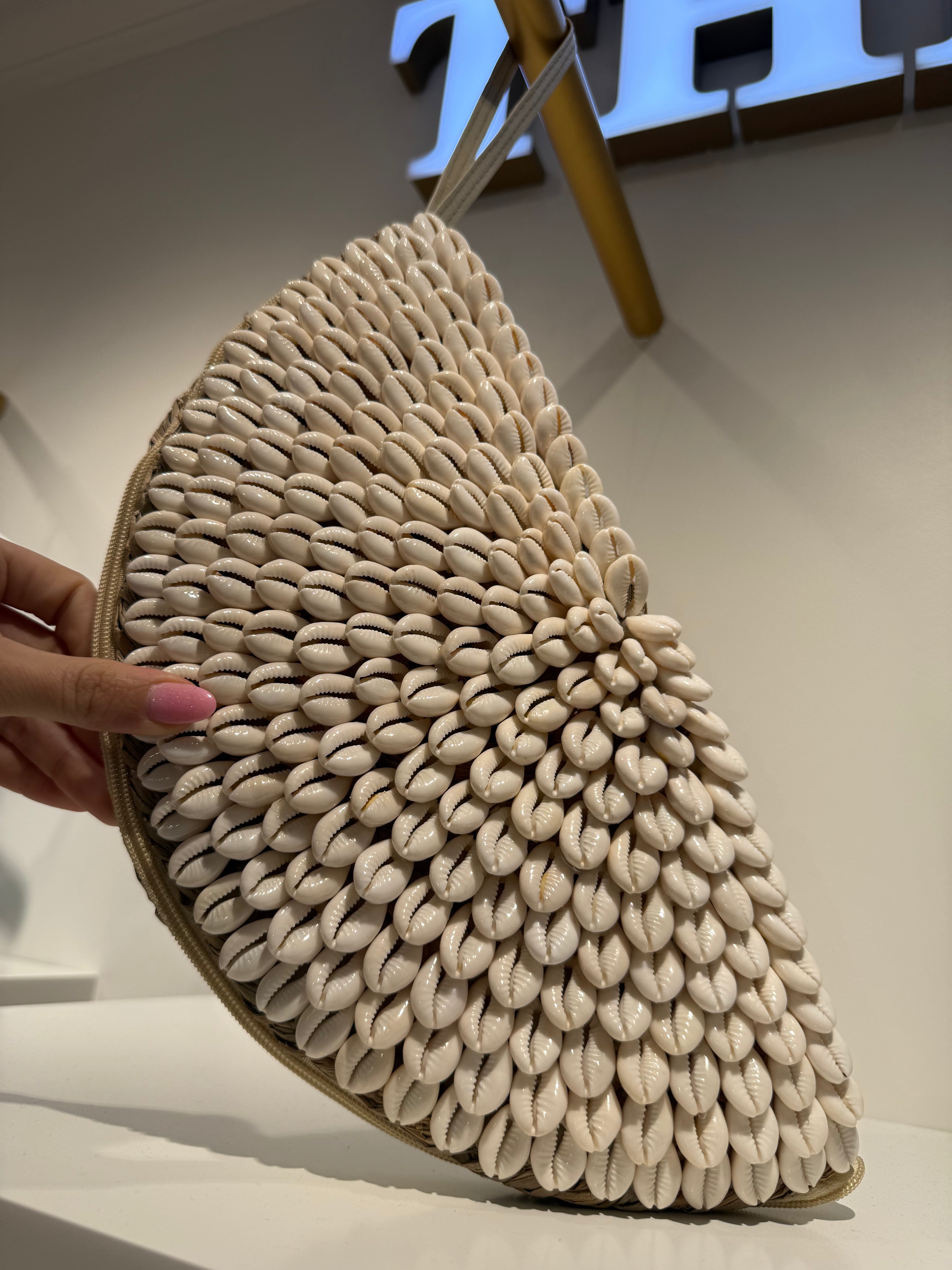 LUNA Half Moon Shell Clutch