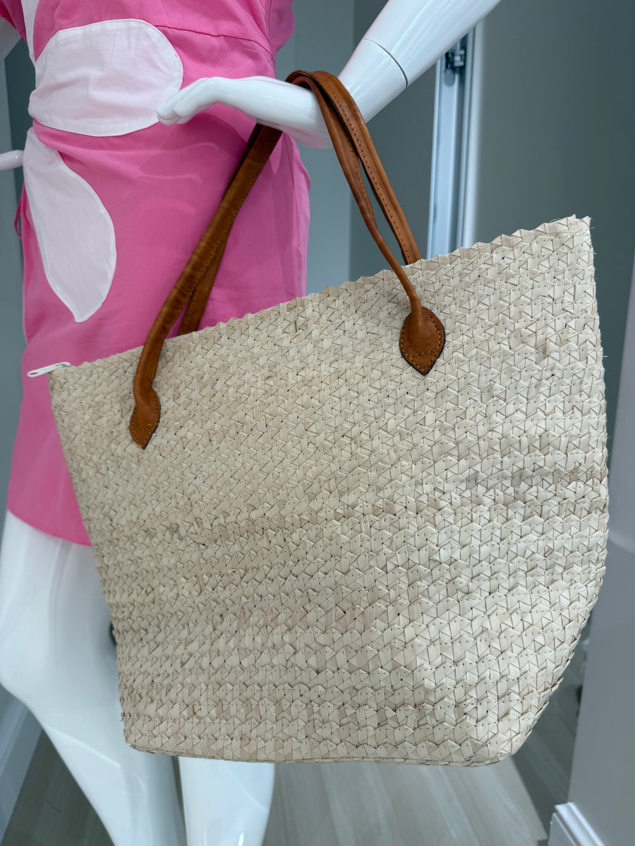 Pandan Leaf Beach Tote by OhSun