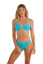 Ibiza V-Cut String Straps One Size Bikini TOP ONLY