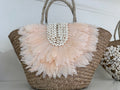 SKY Feather and Shell Tote