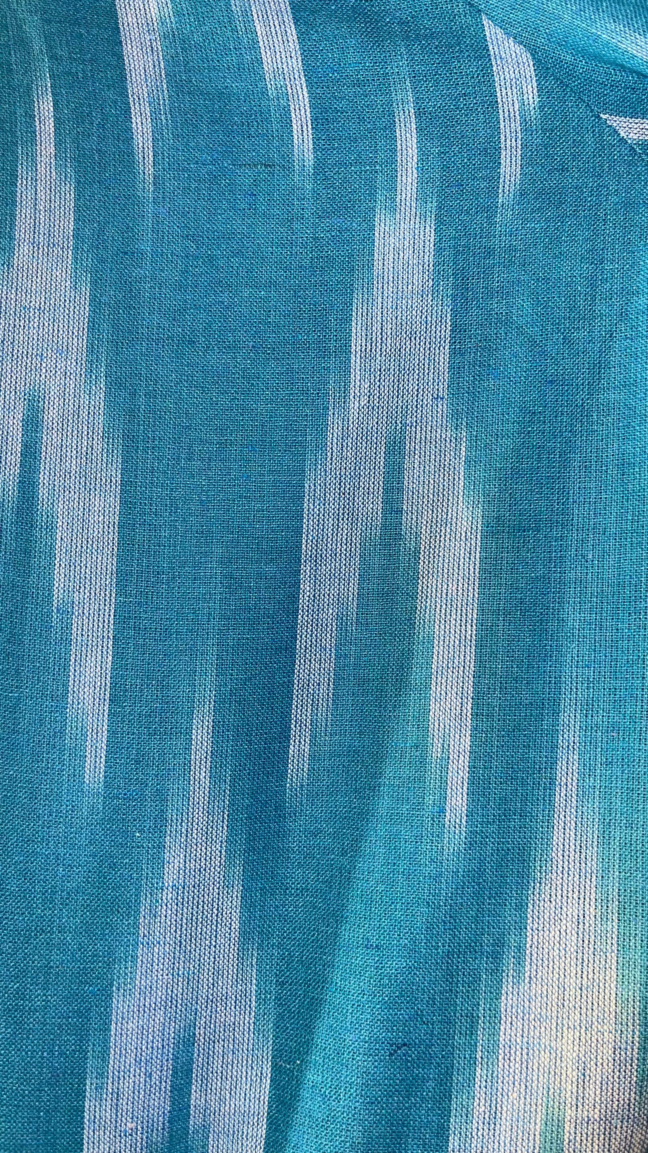 Luciana Ikat Dress Handloom Cotton Arrow Ikat Midi Style
