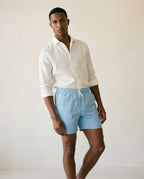 Lumari Swim Shorts – Light Blue by Apprivió