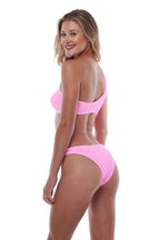 Sardinia Cheeky Mid-Rise Stretch One-Size Bikini Bottom Core