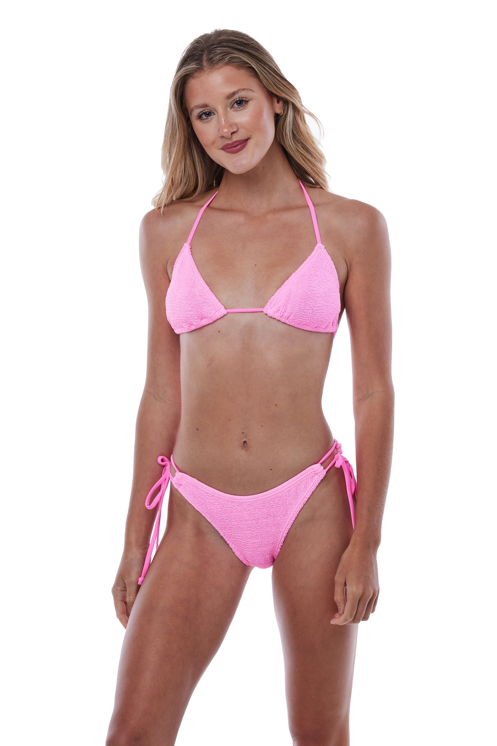 Classic Jamaica Triangle Bikini Set – Adjustable Strings, Stretch Fabric