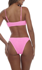 Dubai Gold Ring Bralette Bikini Set One Size Stretchy Fit