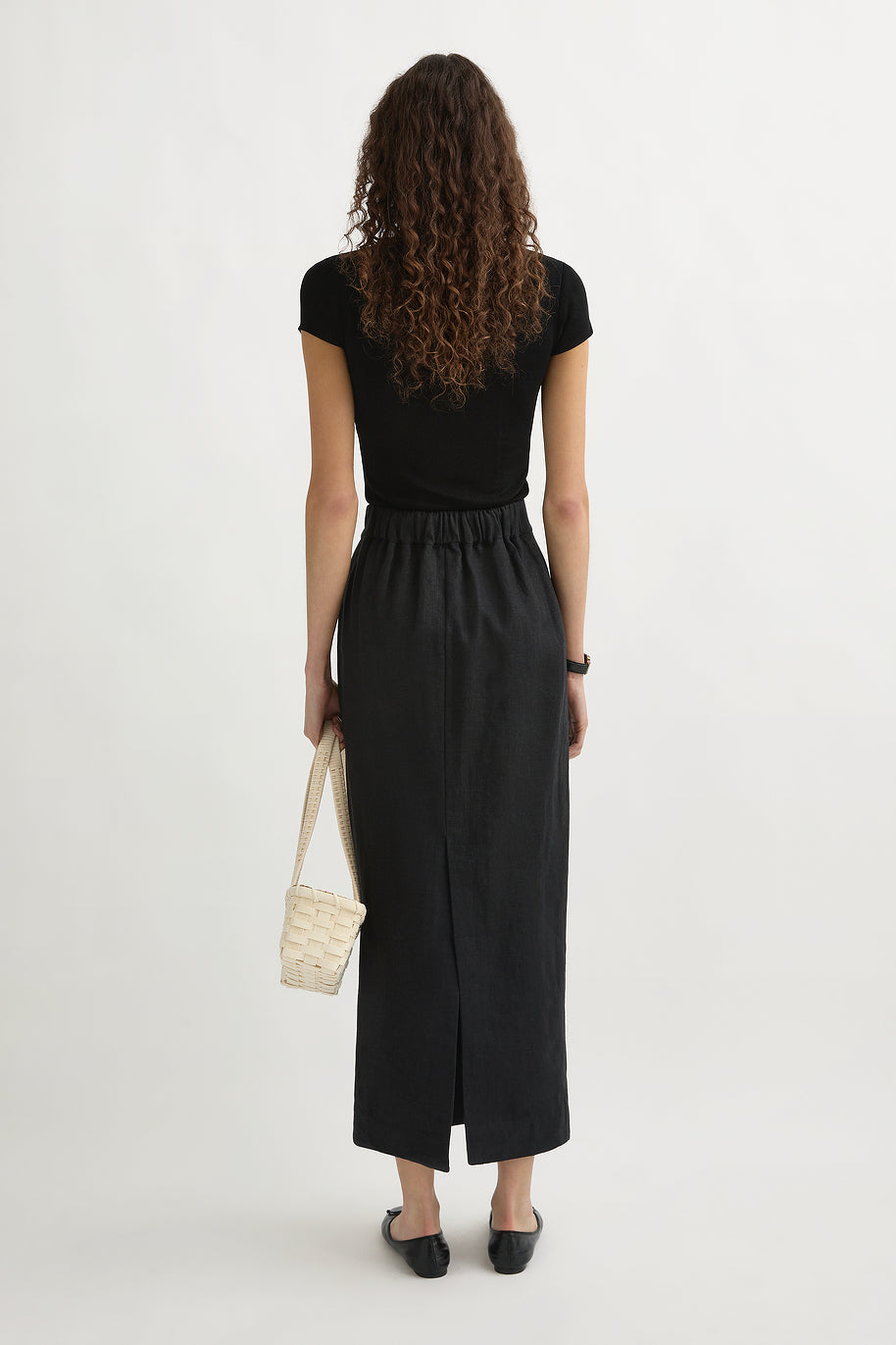 EMMA PENCIL SKIRT - BLACK