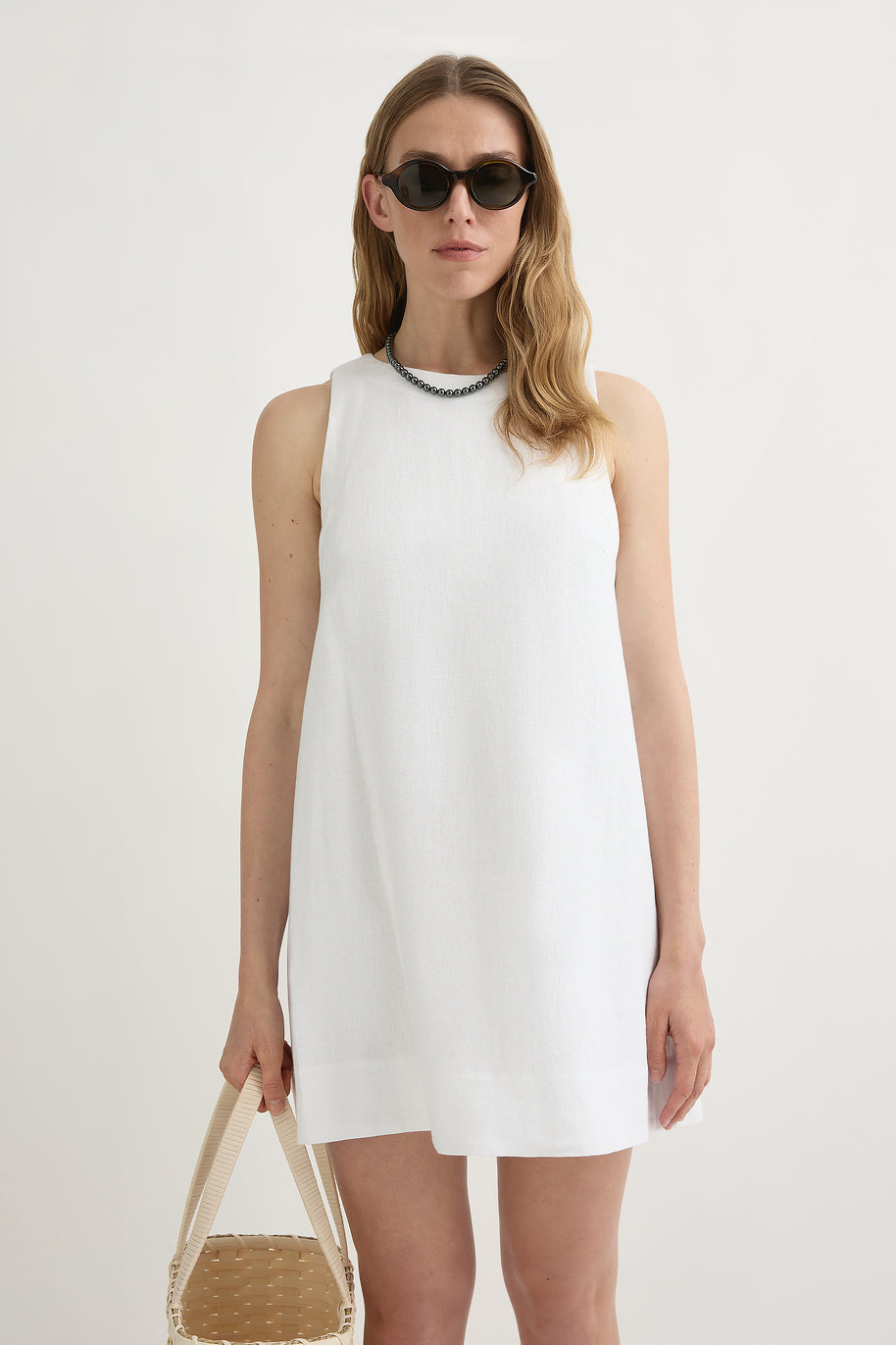 POPPY MINI DRESS - IVORY