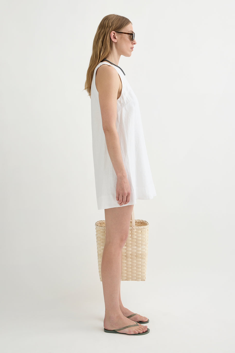 POPPY MINI DRESS - IVORY