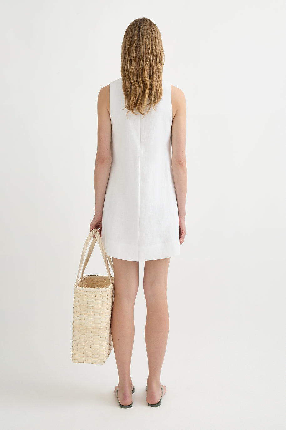 POPPY MINI DRESS - IVORY