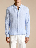 Solaro Linen Shirt – Light Blue by Apprivió