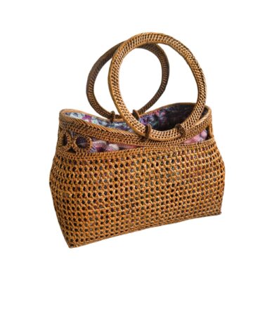 Tatum Rattan Bucket Bag by OhSun