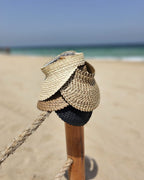Visor Natural Lightweight Handmade Pandan Leaf Sun Visor with Lining