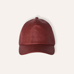 KAMPOS Мужская бейсболка из рафии, бордовая, легкая, дышащая, для защиты от солнца