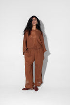 Bora Bora Knitted Top & Pants Set – Off White by Cecile Hob