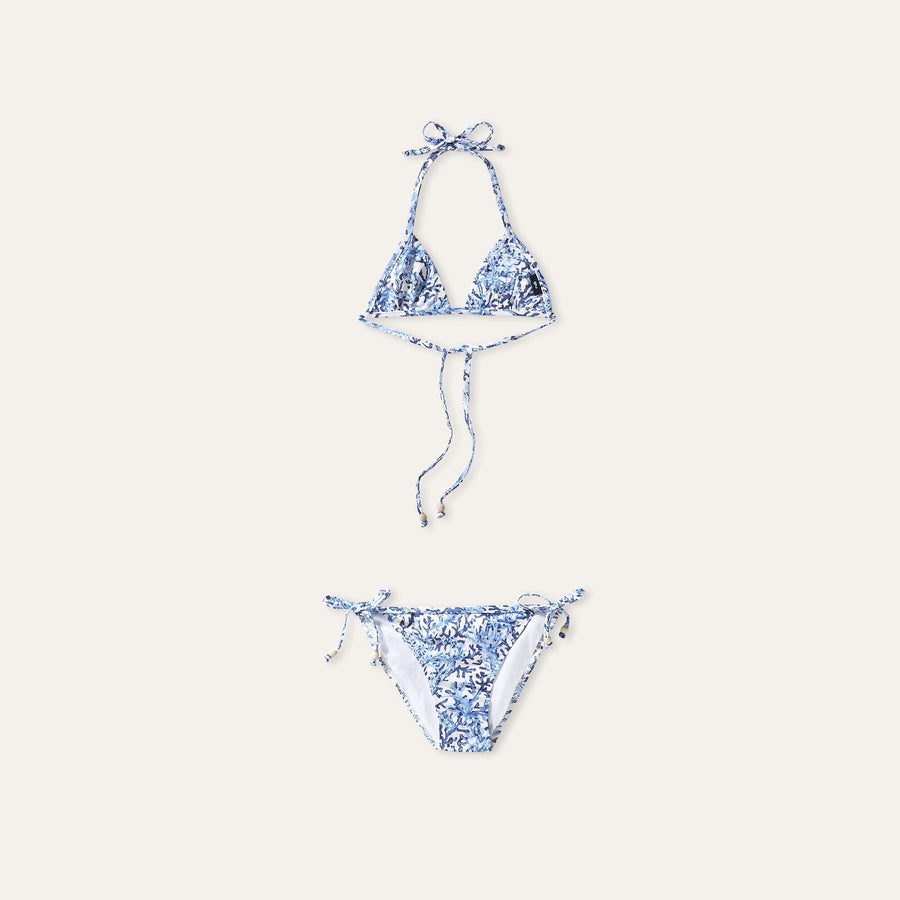 Kids' Bikini Set – Coral Blue by Kampos