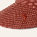 Raffia Short Visor by Kampos