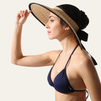 Vision Foldable Straw Sun Hat – Navy by Kampos