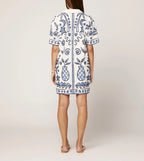 Sandy Mini Dress Verona Ethically Handmade Cotton-Linen Coastal Mini Dress